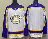 Men's Los Angeles Kings Blank White 2022 Reverse Retro Stitched Jersey,baseball caps,new era cap wholesale,wholesale hats